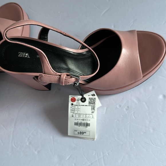 ZARA Women’s Platform Leather Sandals - Picture 14 of 17